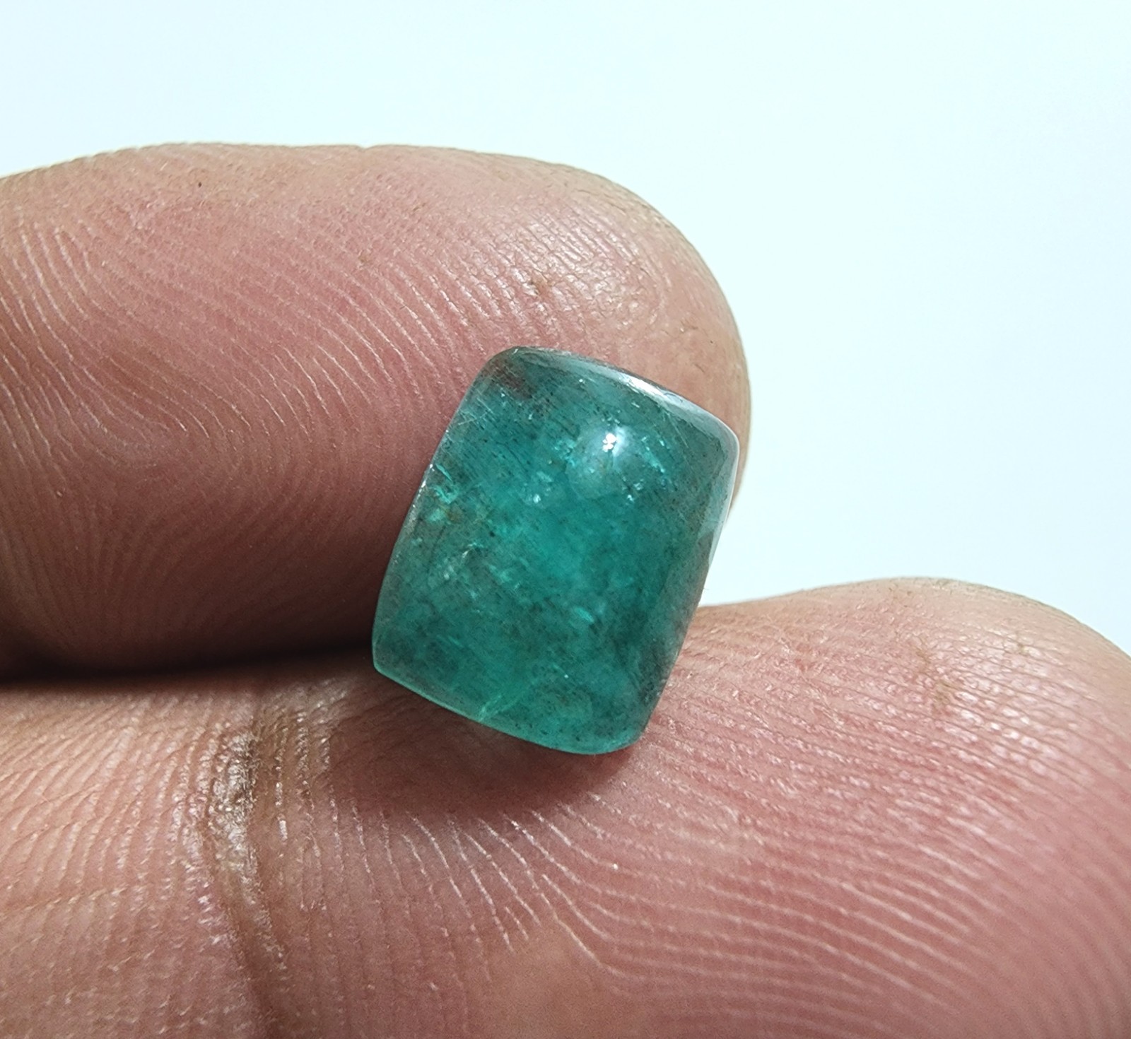Wonderful Zambian Green Emerald 2 Crt Faceted Emerald Cut Shape Loose Gemstone