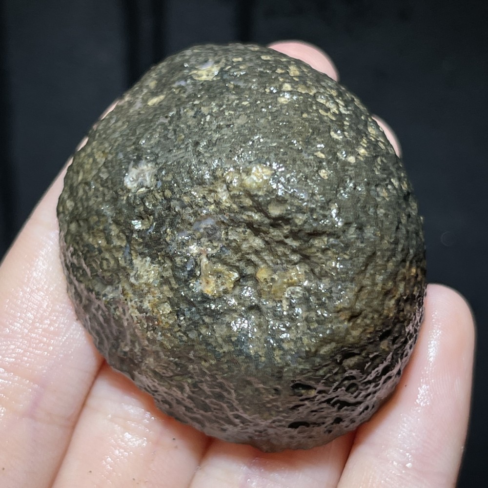 Unique Rough Agate crystal geode Achat Nodule Chinese Agate Xuanhua 48g D770