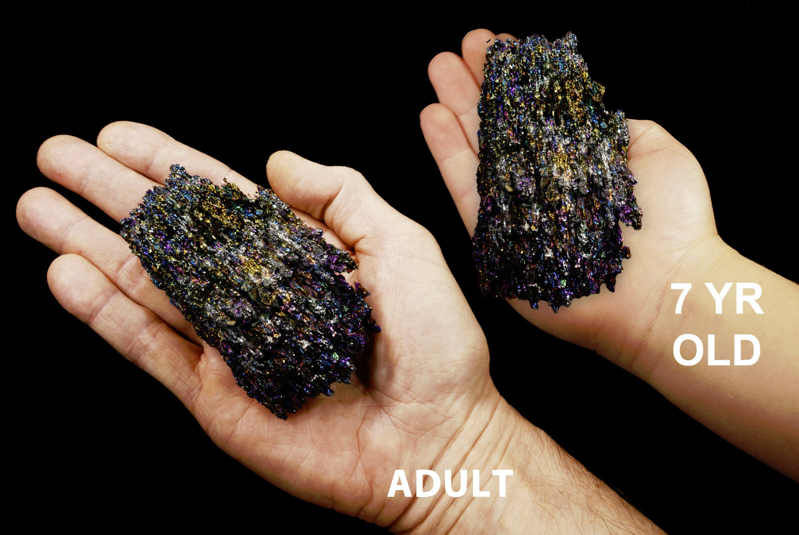 CARBORUNDUM 3″-4″ 4-7 Oz Mineral Specimen All Chakra Healing Crystals Stones