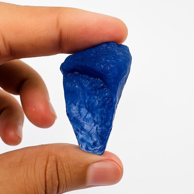 Natural Blue Sapphire Rough Gemstone 50-100 Carat | Raw Uncut Corundum Loose Gem