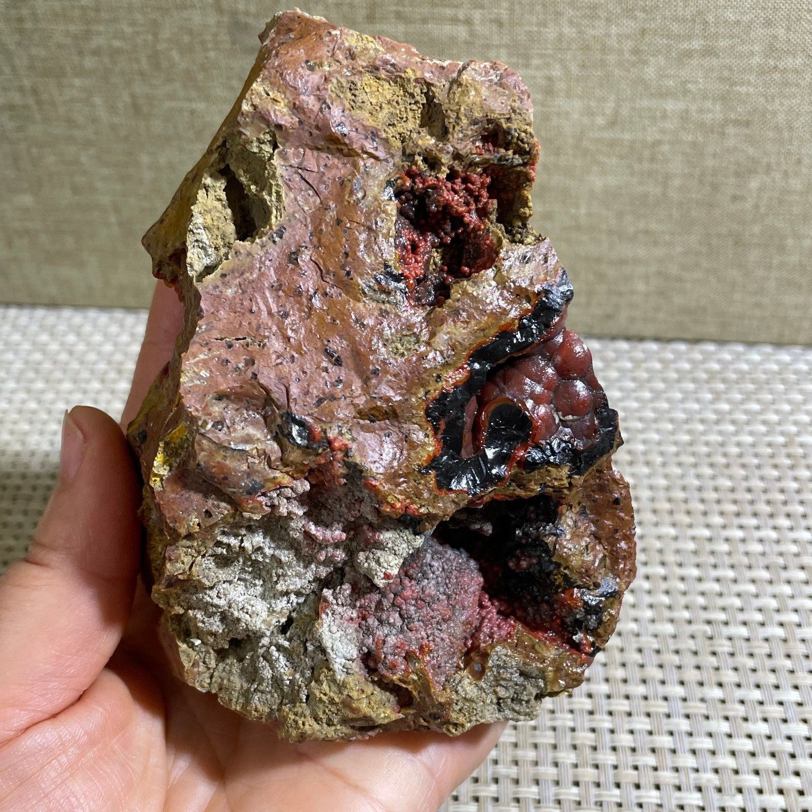587g Raw Carnelian Stone Rough Red Gemstone Mineral Specimen