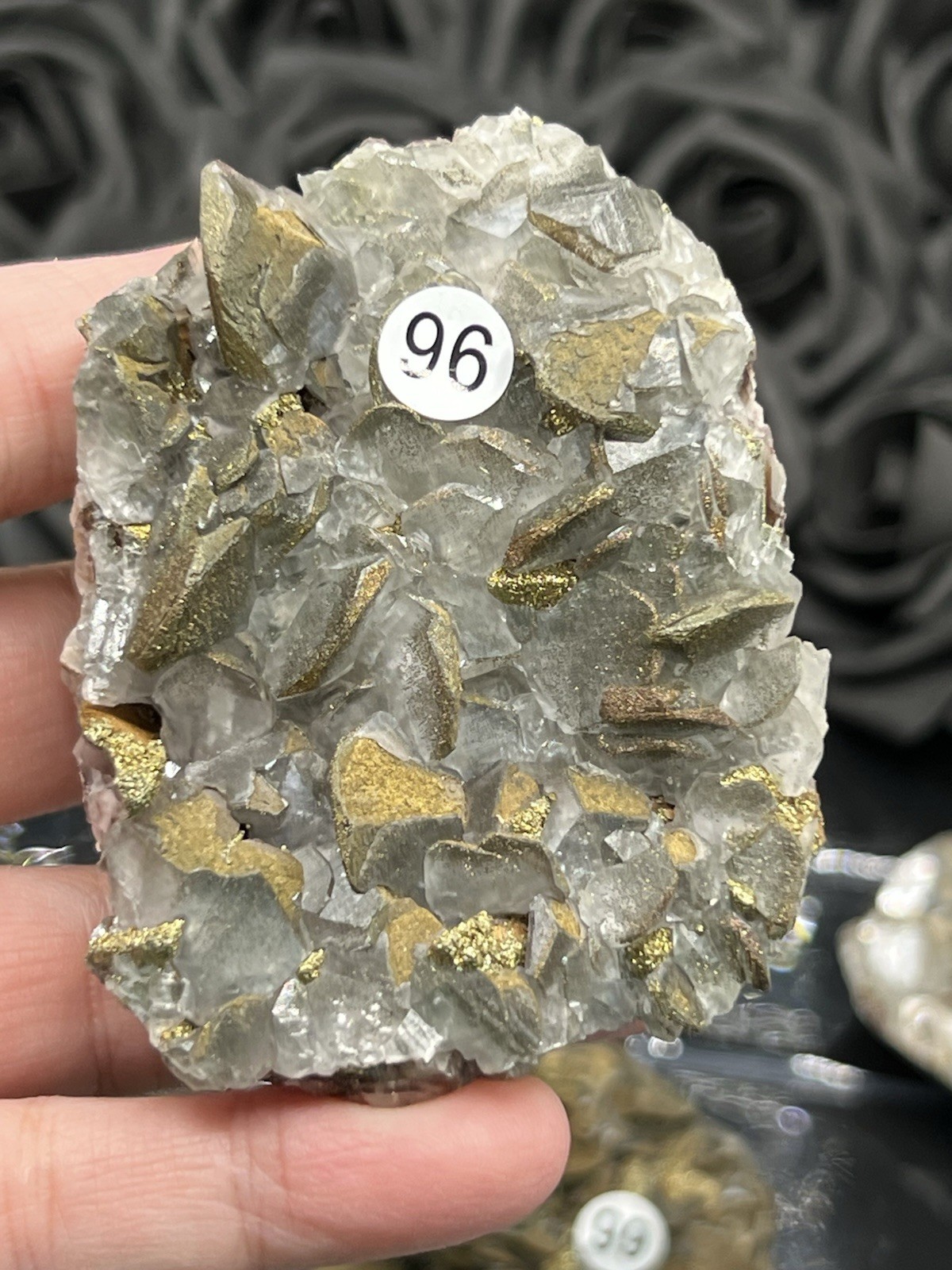 Natural Pyritic “Benz Coin” Calcite Specimen great Formation Free ship & Gift