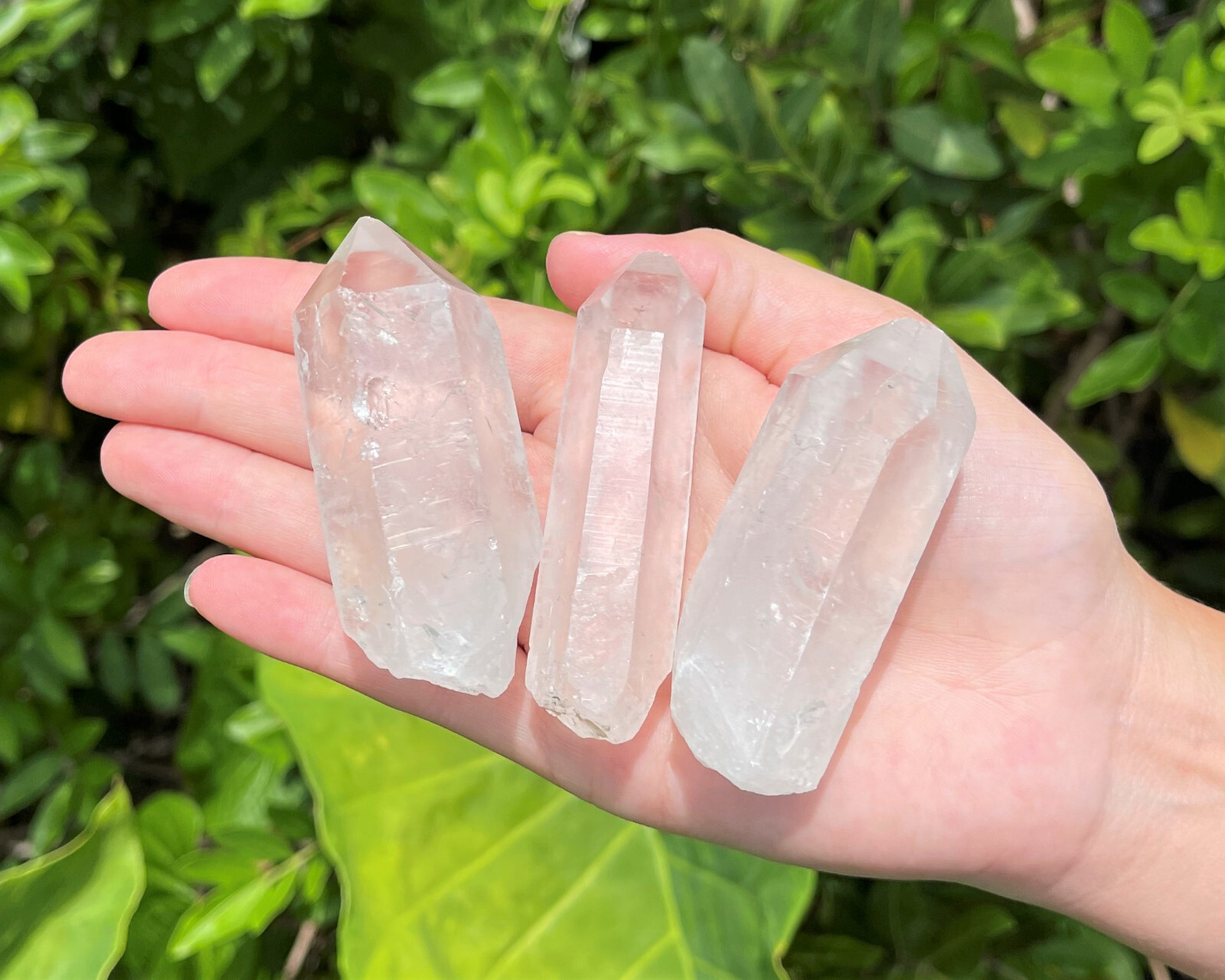 Clear Quartz Crystal Point (2″ – 3″) Natural Wand Specimen, Reiki Healing