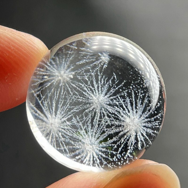 18mm New Find Rare NATURAL PRETTY Fireworks phantom QUARTZ CRYSTAL Sphere BALL