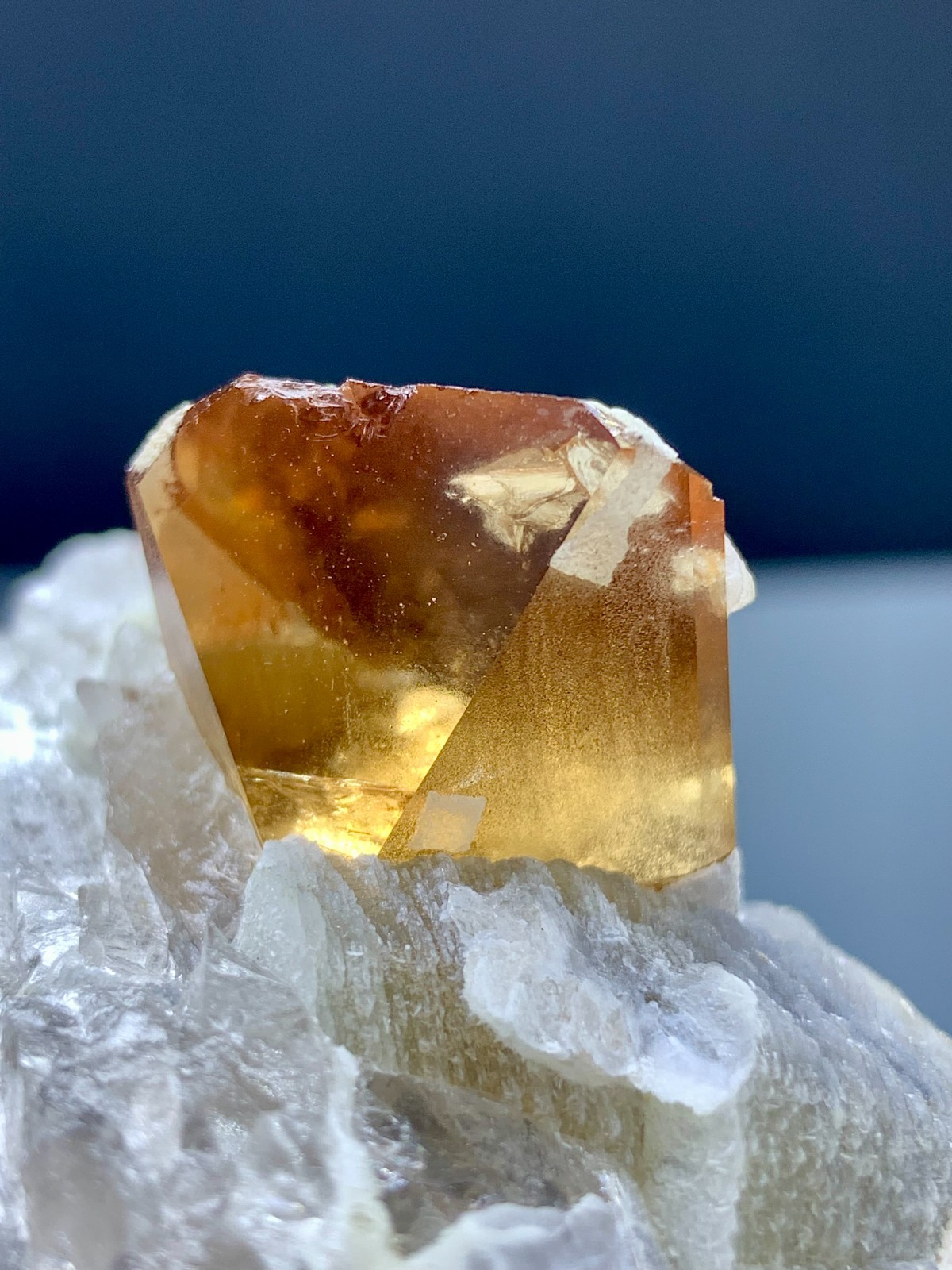 220 Gram Topaz Crystal With Mica Specimen Pakistan