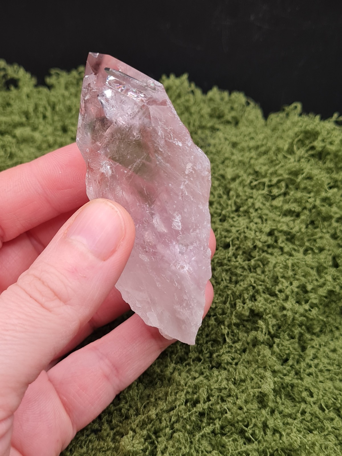 Powellite Amethyst Rough Point Wand From Bahia, Brazil, Uv-reactive, 69g