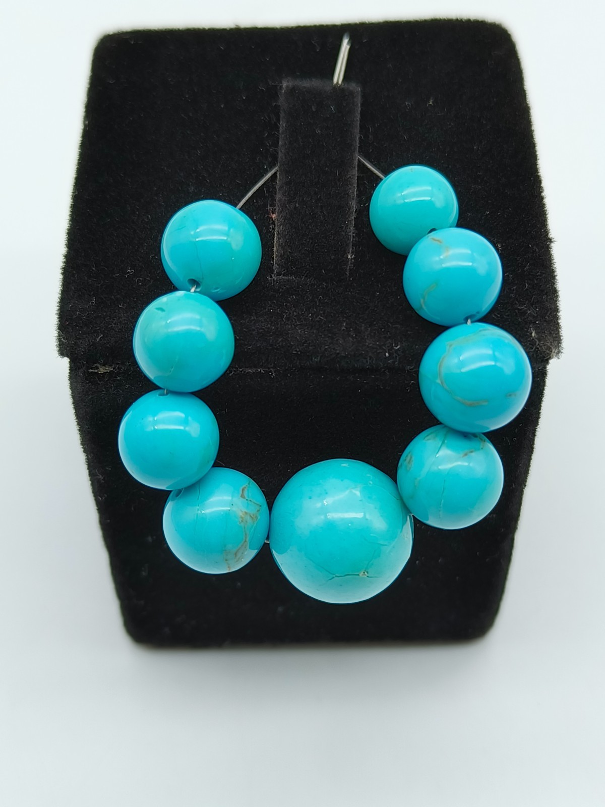 Natural Turquoise Beads Genuine Turquoise Round Shape Beads Gemstone