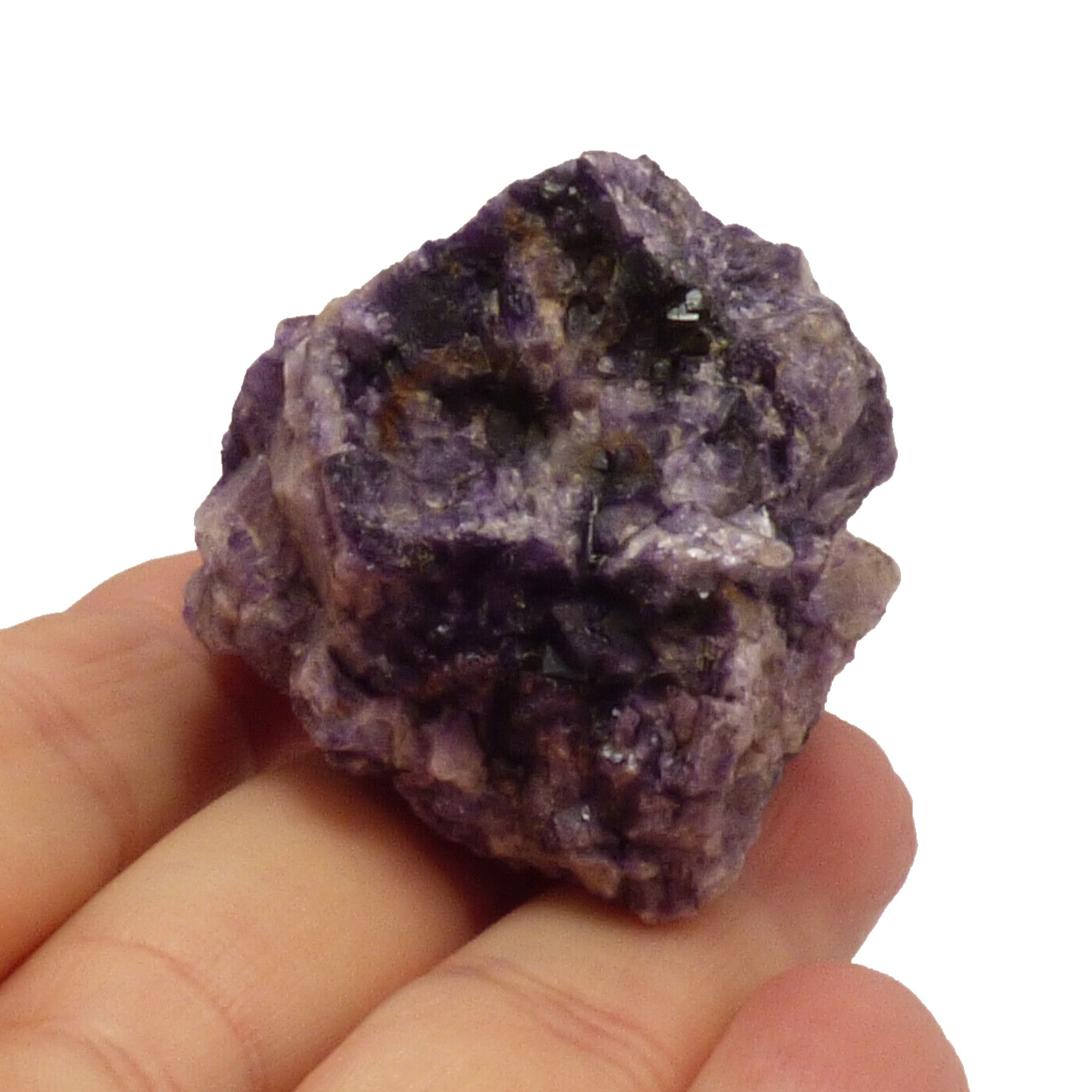 Blue John Fluorite Crystal Display Specimen Derbyshire UK 43mm 85g Unpolished