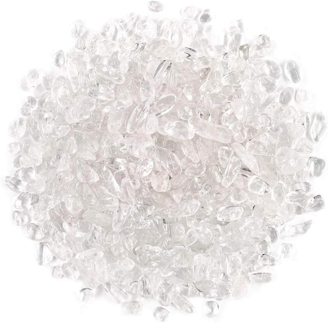 1 Lb/460G Natural White Clear Quartz Crystal Stones Irregular Aquarium Pebble De