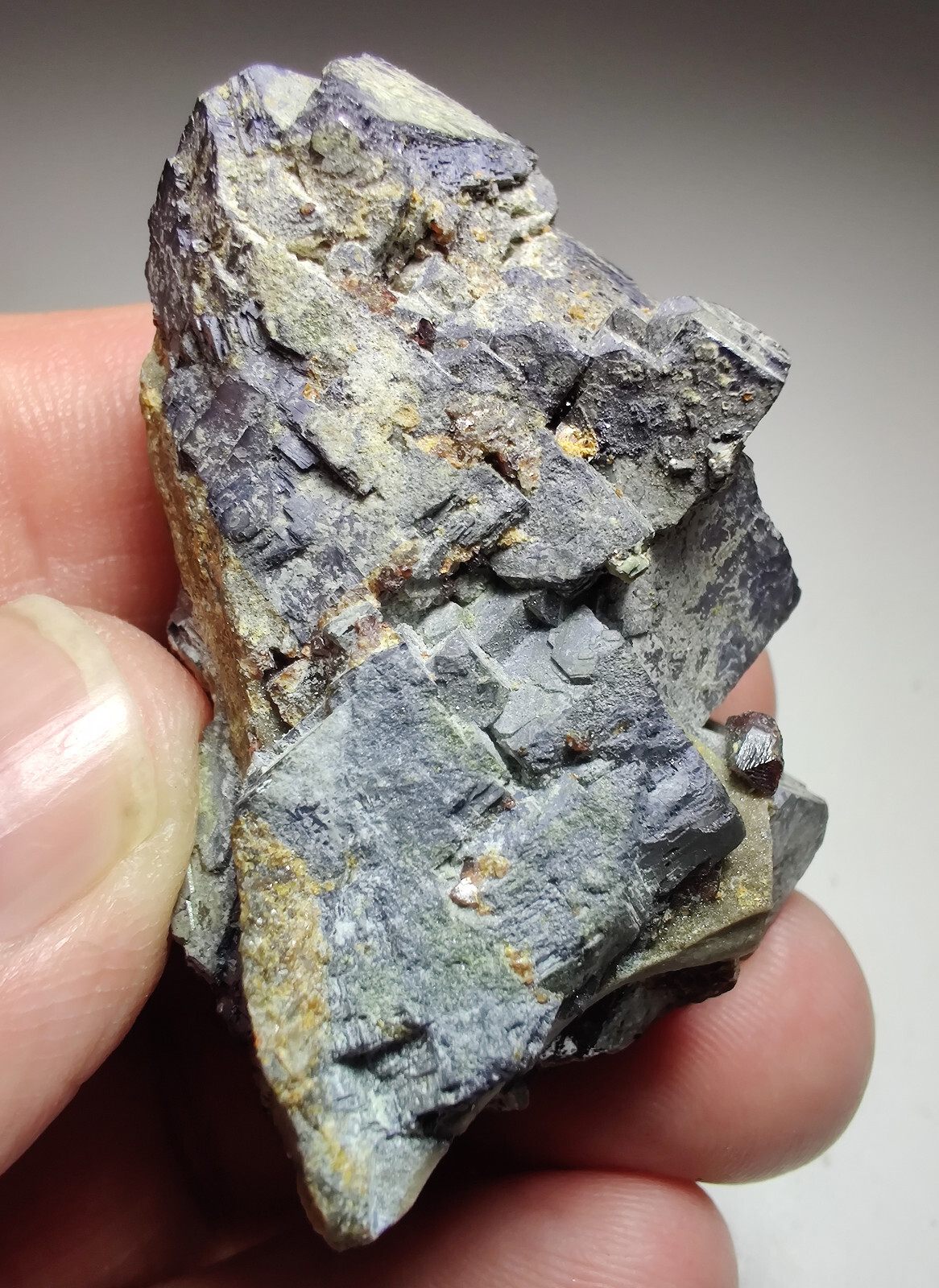 Galena and Sphalerite crystals. Picher, Oklahoma. 146 grams.