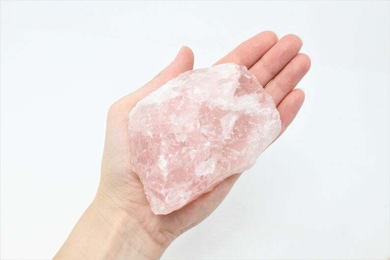 Rose Quartz Rough Raw Crystal Stone from Brazil – High Grade A Quality