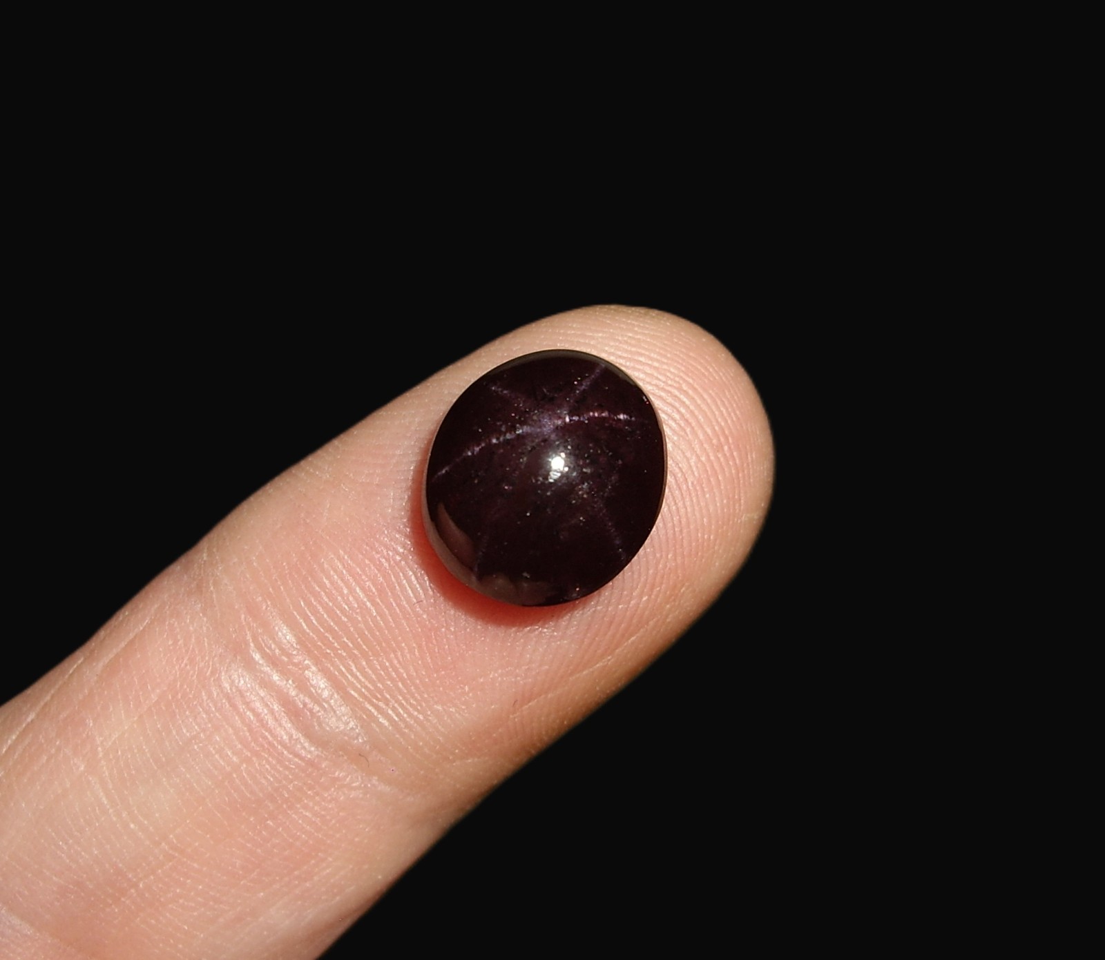 Star Garnet Polished Cabochon, 7.8cts