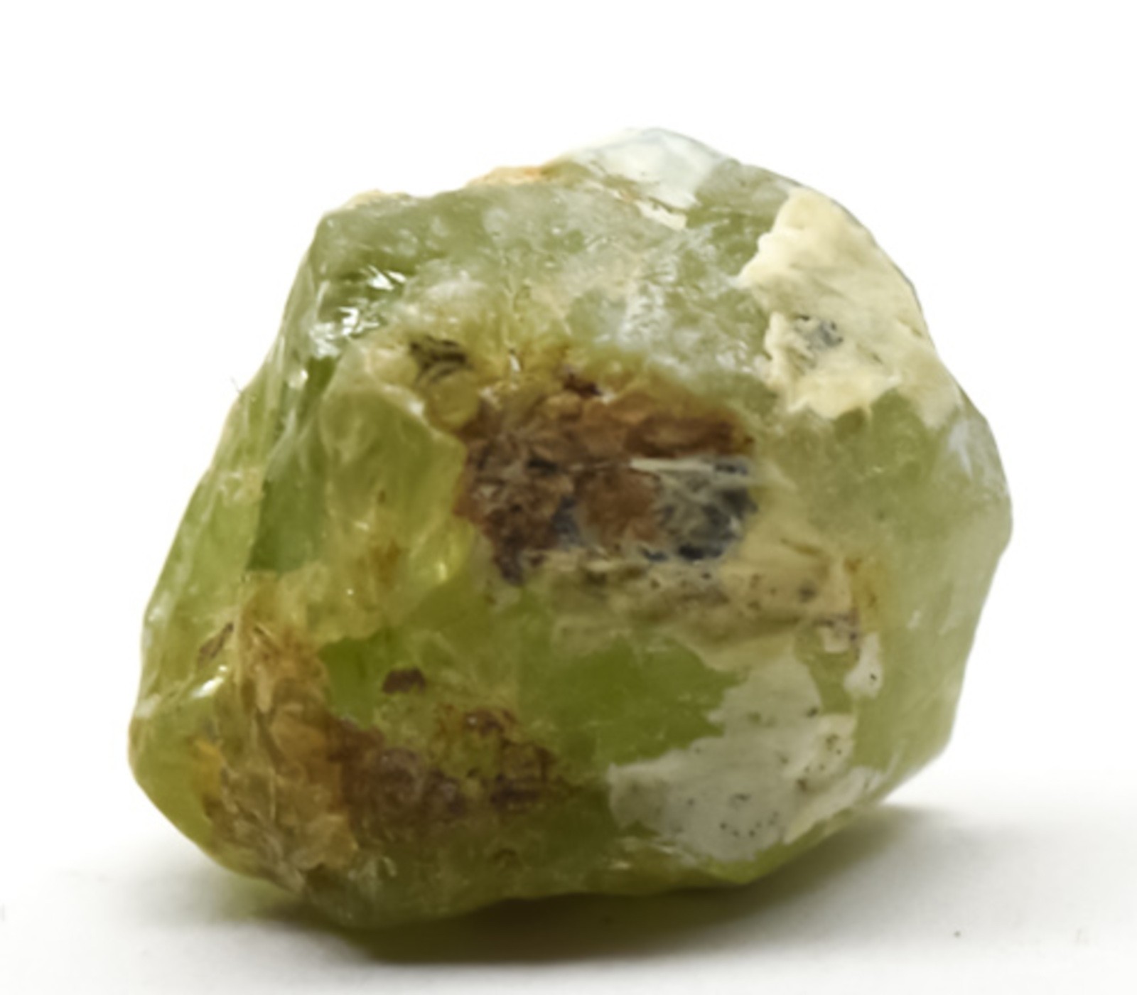 13ct 12mm Green Olivine Peridot Rough Natural Gemstone Mineral Specimen Pakistan
