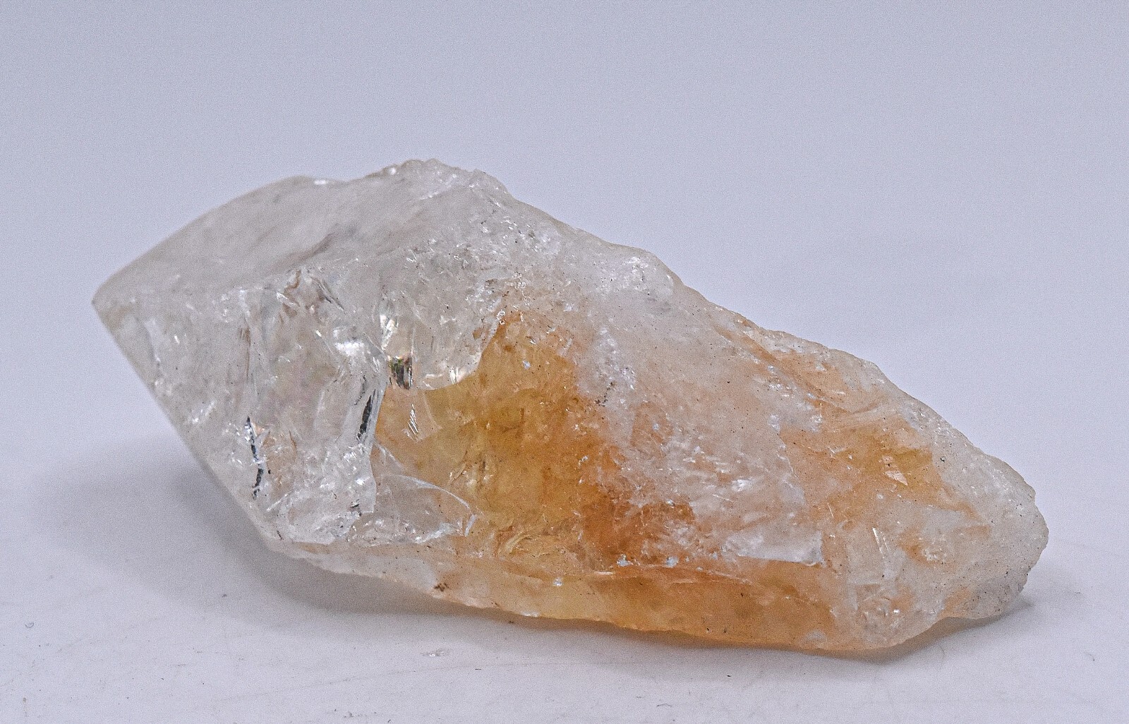 275ct Citrine Rough Point Natural Sparkling Gemstone Quartz Crystal Raw – Brazil