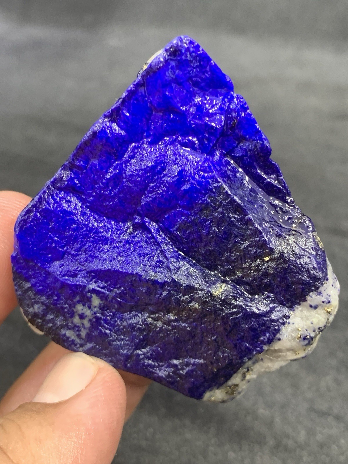 Lapis Lazuli Chakra Raw Mine Stone With Pyrite 76 Grams