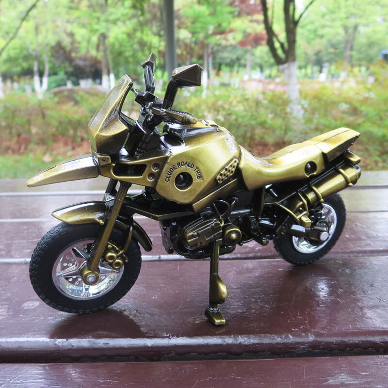 6″ Classic Hand craft HD Motorcycle Alloy Art Sculpture Tin Bar Decor 1PC