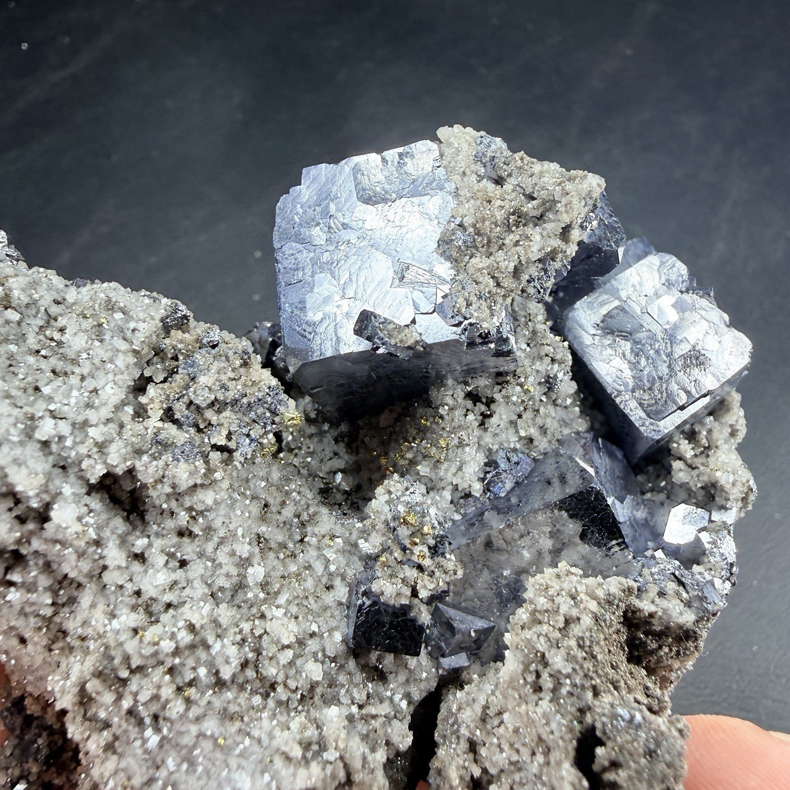 Galena Chalcopyrite Dolomite Crystal Combo / Missouri *Video*