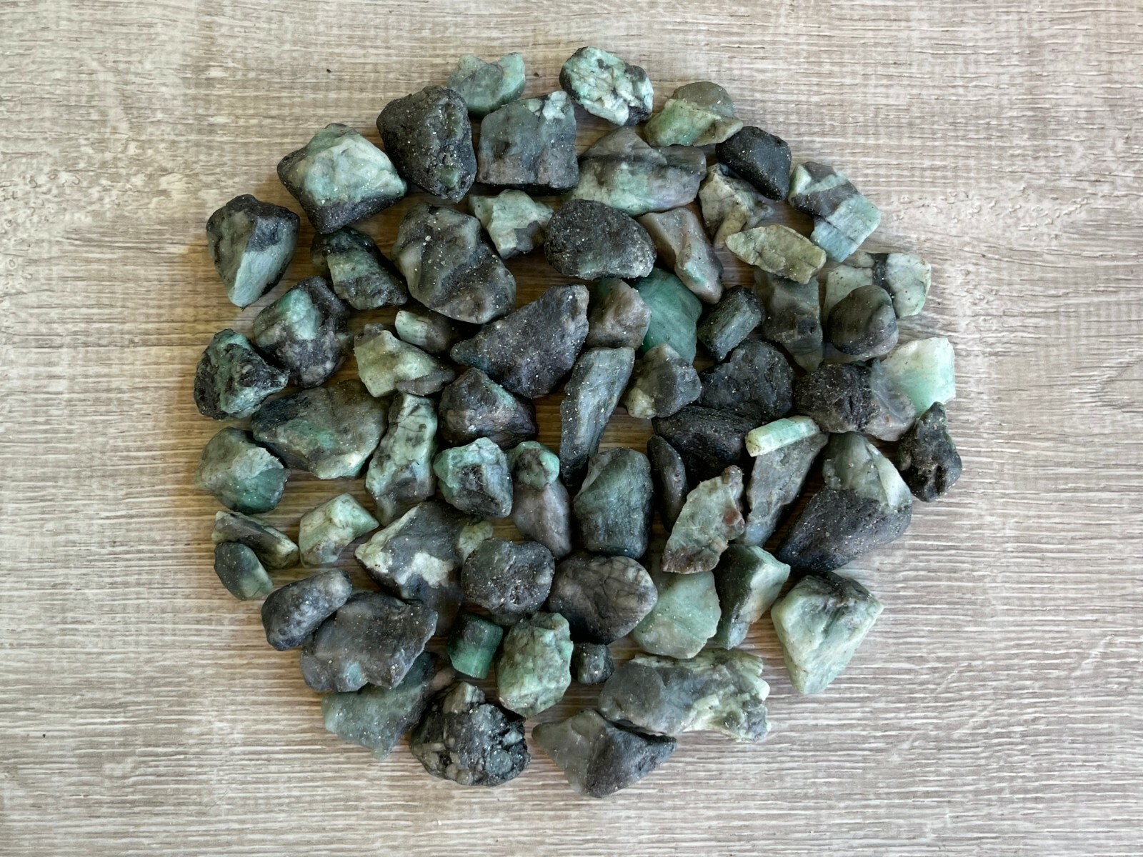 Small Emerald Rough Natural Stones, 0.5″-1.25″ Raw Emerald, Wholesale Bulk Lot