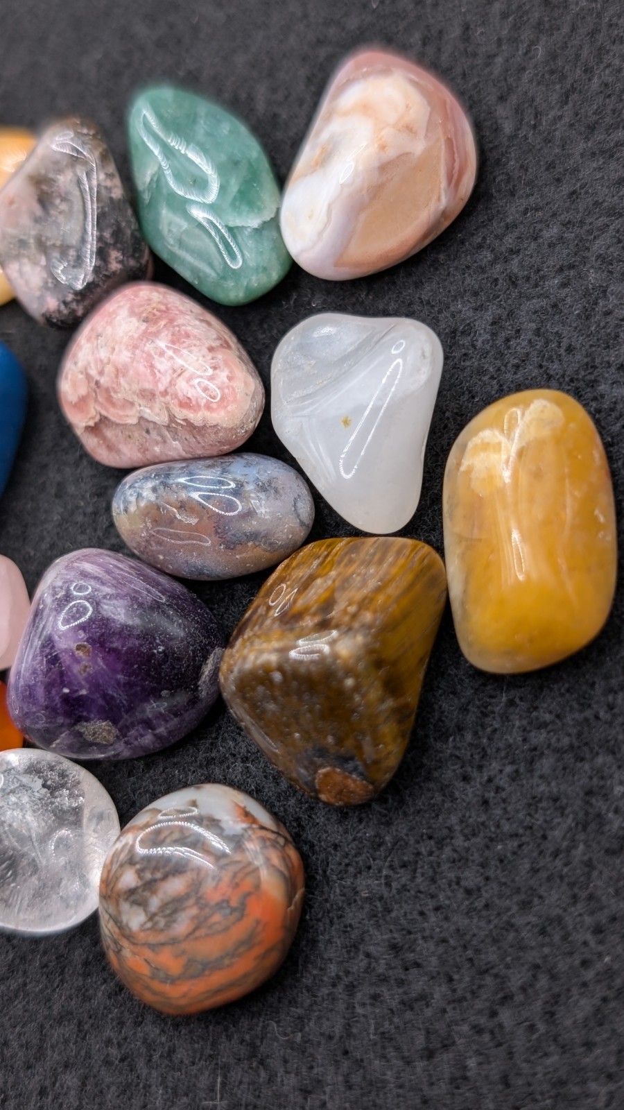 Mixed Tumbled Stones Healing Assorted Pocket Gemstones Semi Precious Lot – B
