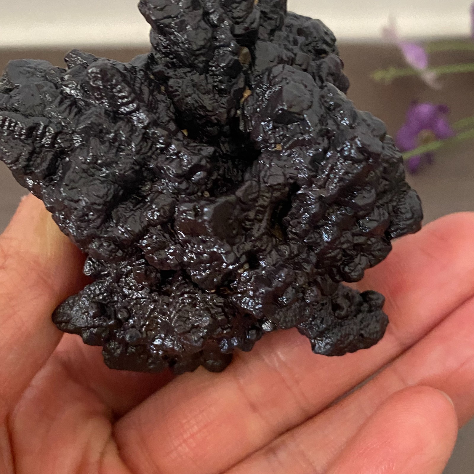 205g Limonite & Hematite pseudomorph after Marcasite Prophecy Stone