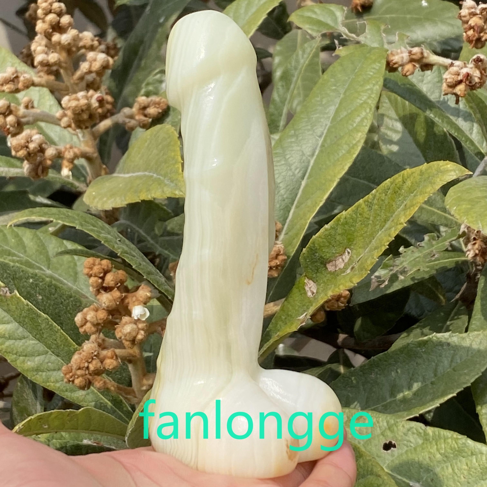 6in Wholesale Natural Afghan jade male penis Quartz Crystal Carved Figurines 1pc
