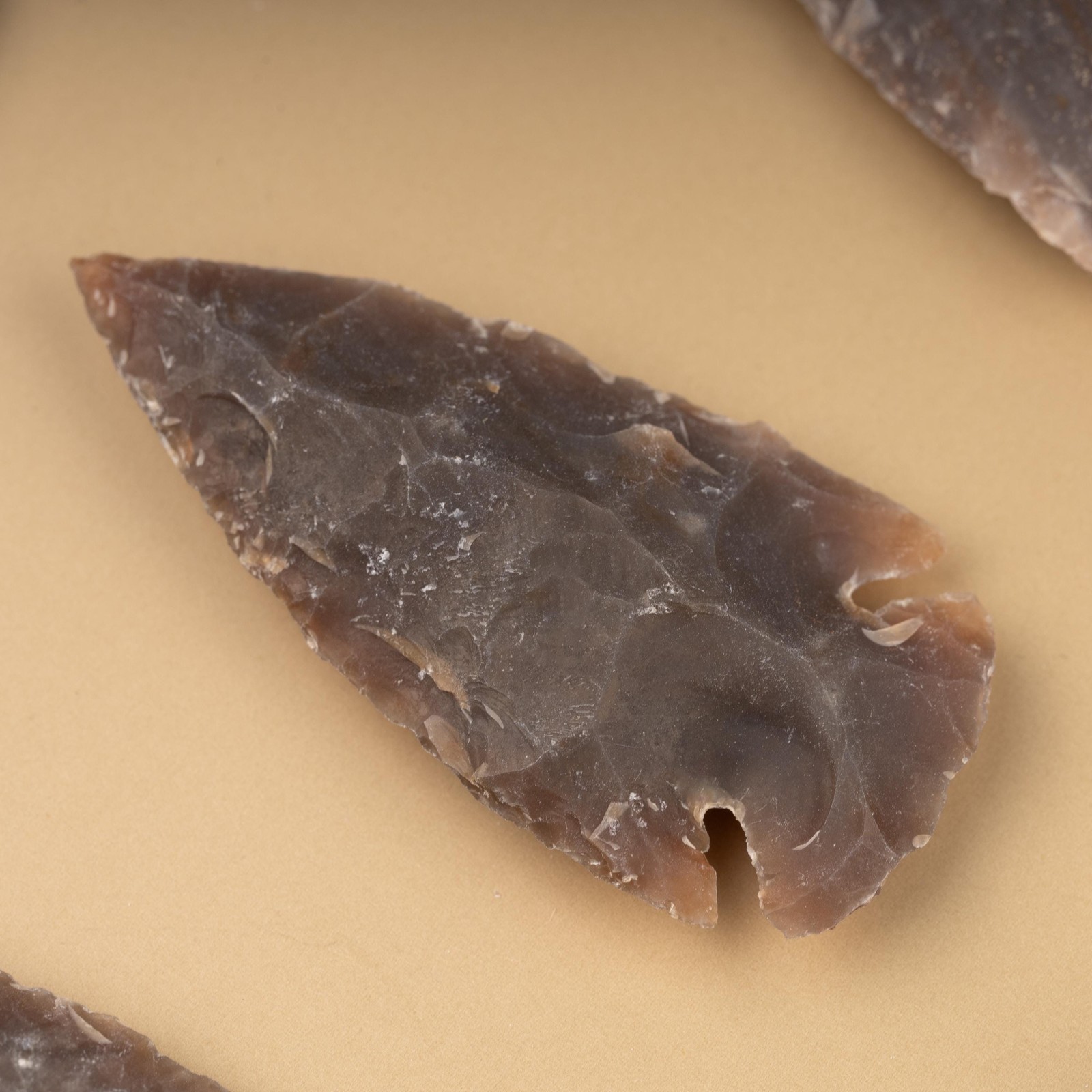 Hand Carved Crystal Arrowhead: 2″ Obsidian, Quartz, Jasper & 1.5″ Amethyst