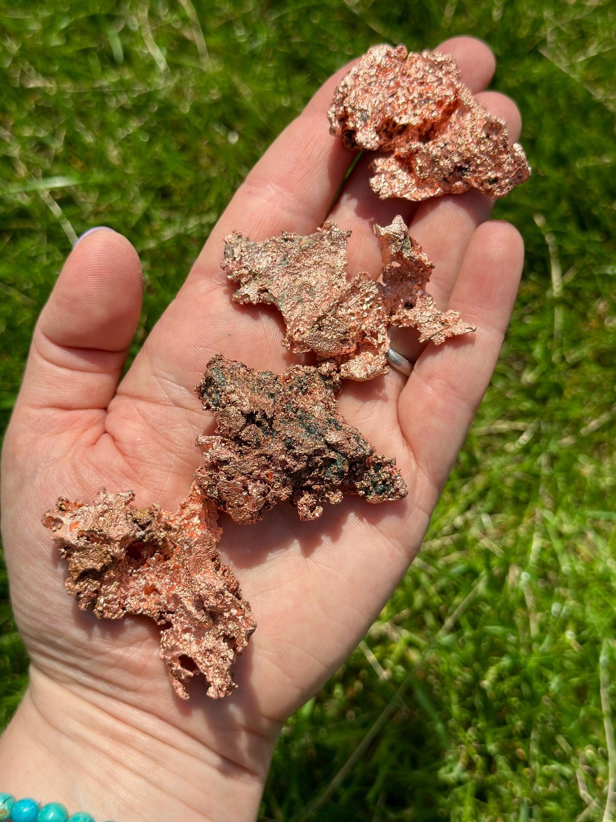 Raw Native Copper from Keweenaw Peninsula, Michigan, USA