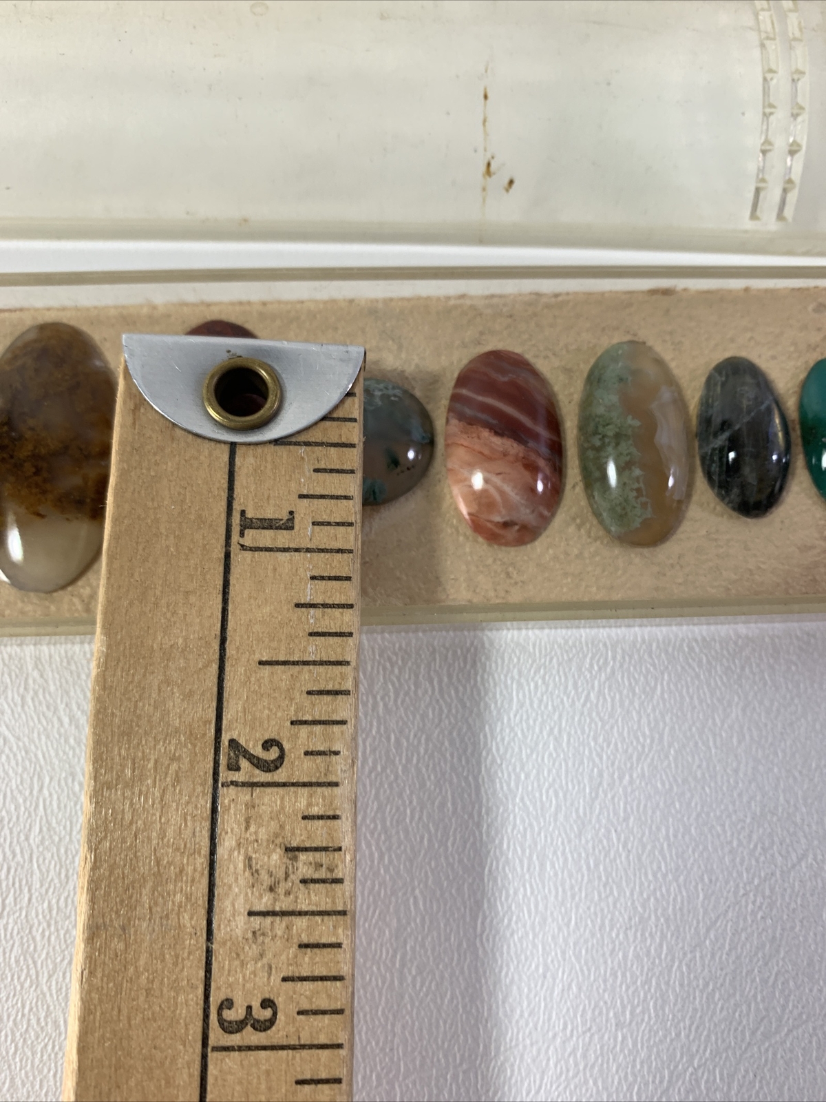 12 Natural Round Smooth Buffed Oval Sample Rocks Stones Precious Jewerly Making