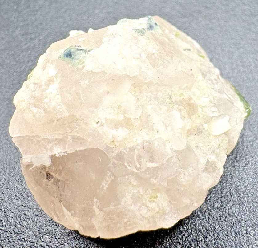 Natural Blue Green Tourmaline Crystals in White Matrix Specimen Afghanistan