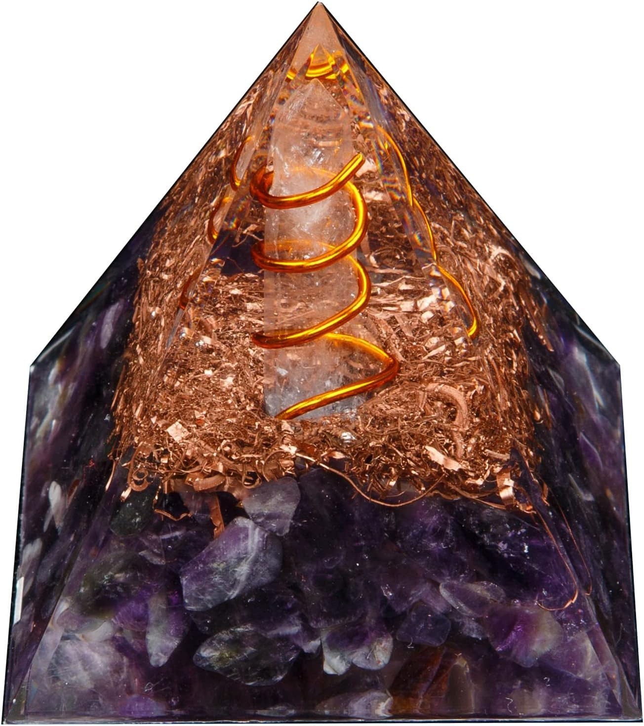 Orgone Pyramid Energy Generator Emf Protection Healing Meditation Orgonite USA