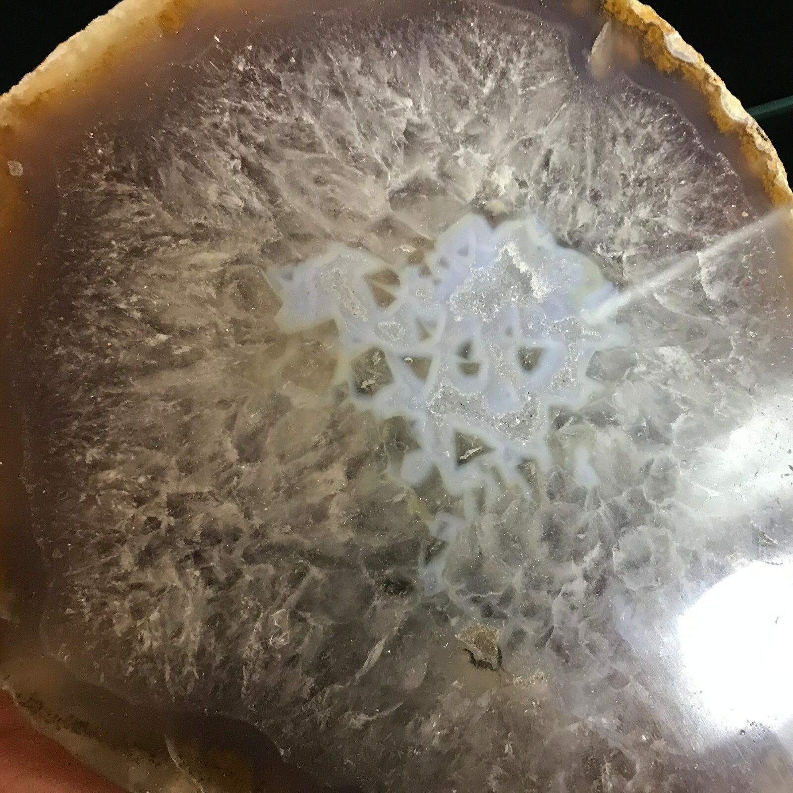 7.0LB Crystal Geode Natural Thunderegg Agate Quartz Mineral Specimens Healing