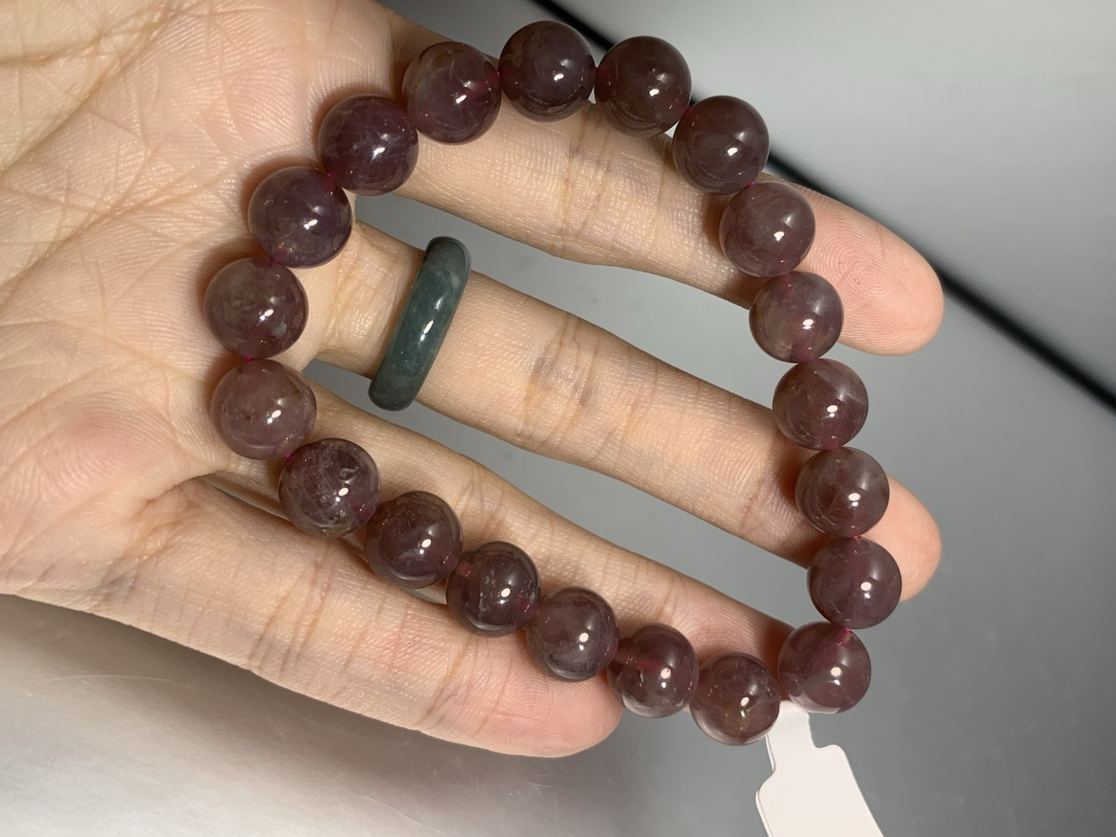 10mm Natural Mauve Madagascar Rose Quartz Bracelet/purple pink crystal