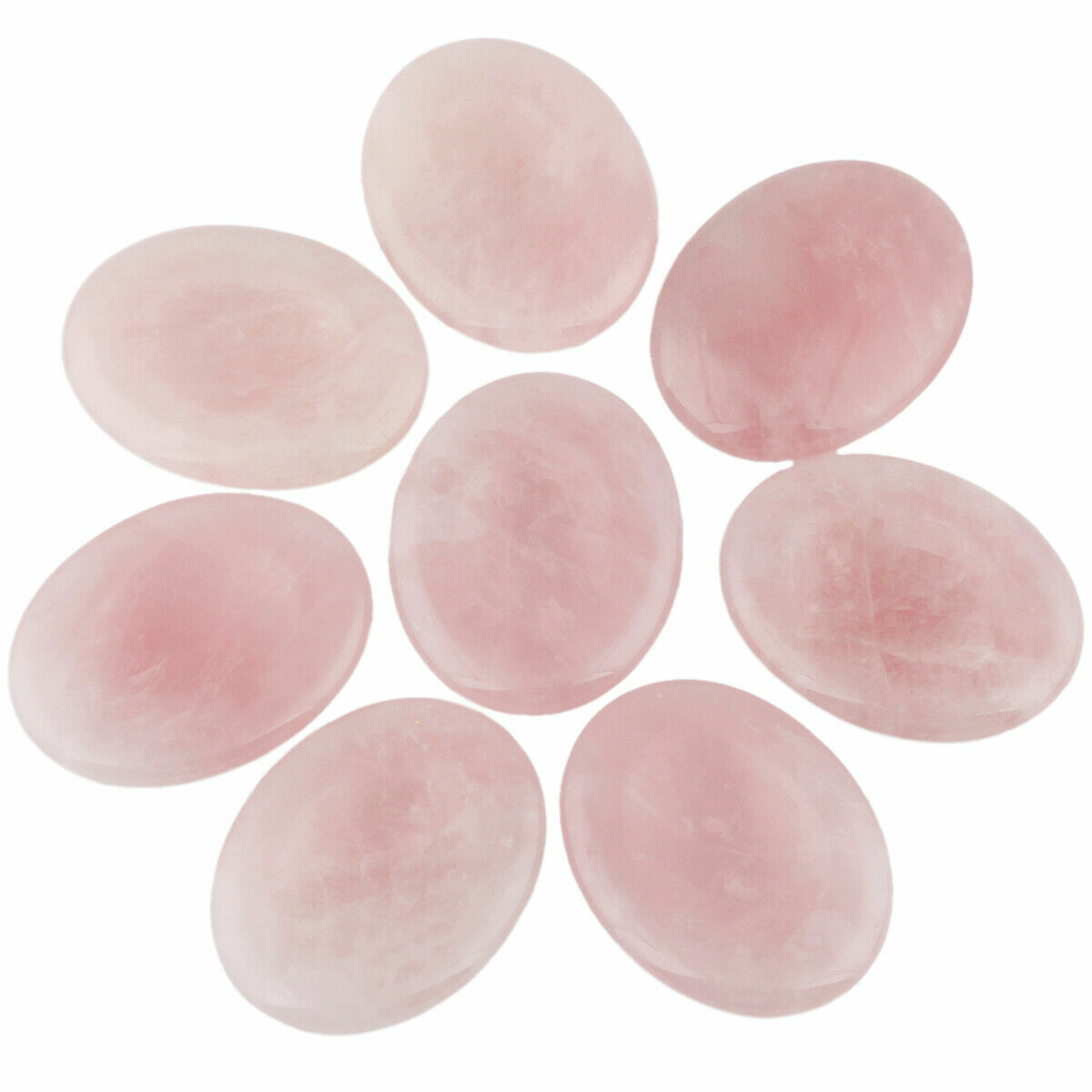 Healing Crystal Oval Thumb Worry Stone Pocket Palm Stone Chakra Reiki Meditation