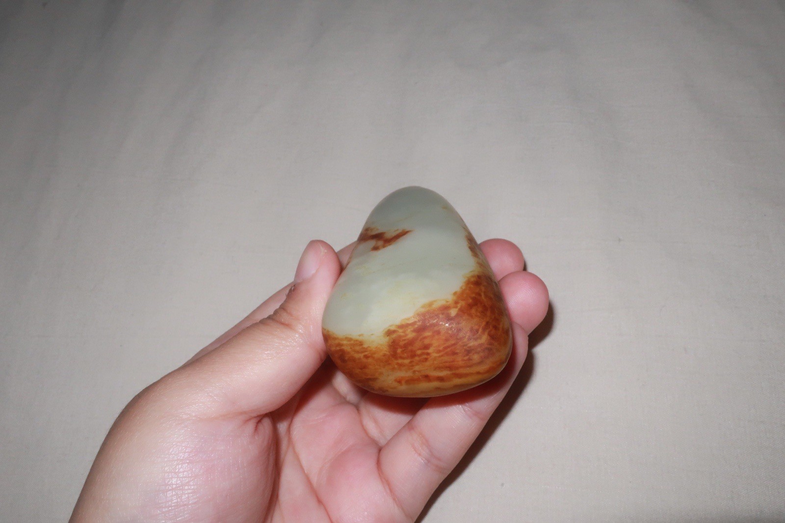 Natural Jade Stone White Hetian