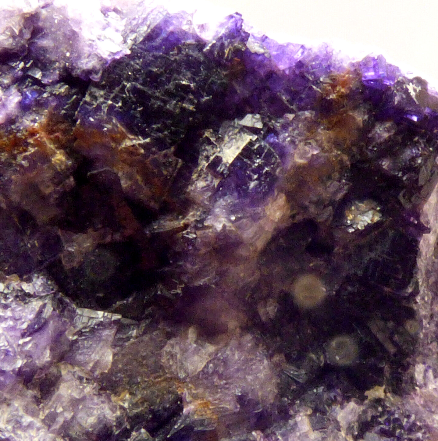 Blue John Fluorite Crystal Display Specimen Derbyshire UK 43mm 85g Unpolished
