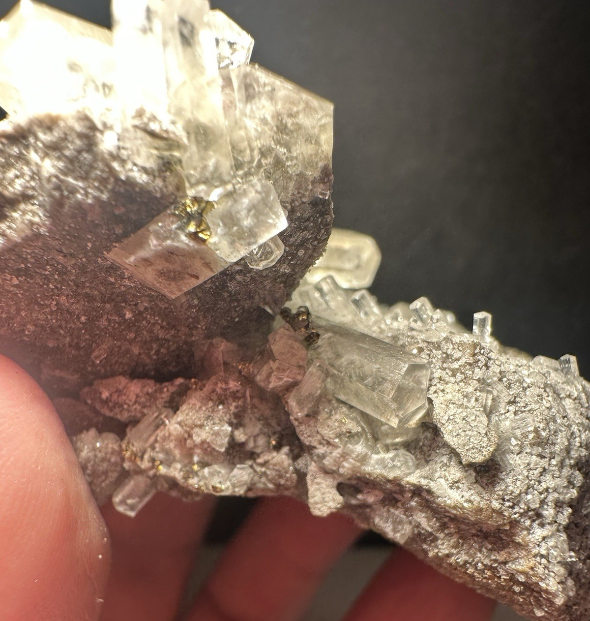 205 gm Golden Dogtooth Calcite Dog Tooth Crystals Sweetwater Mine Missouri!!!