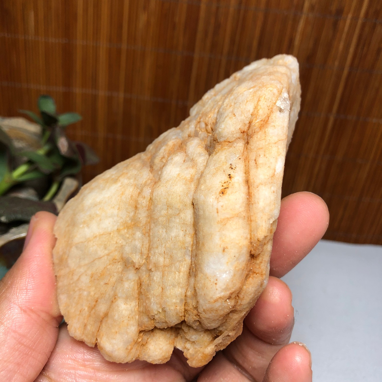 Natural agate Raw cut Crystal Geode rough original Specimens 109g A1790