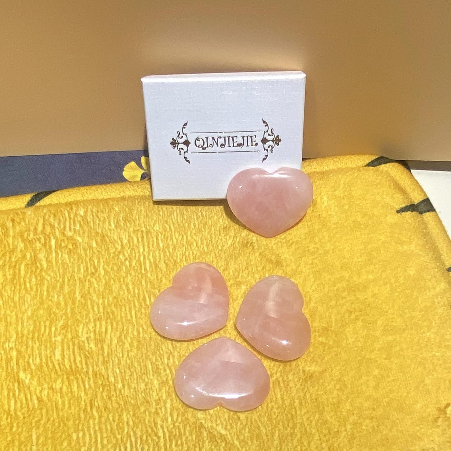 Cuarzo Rosa Corazon Piedra Cristales Curativos Piedras Amor Decoracion Bolsillo3