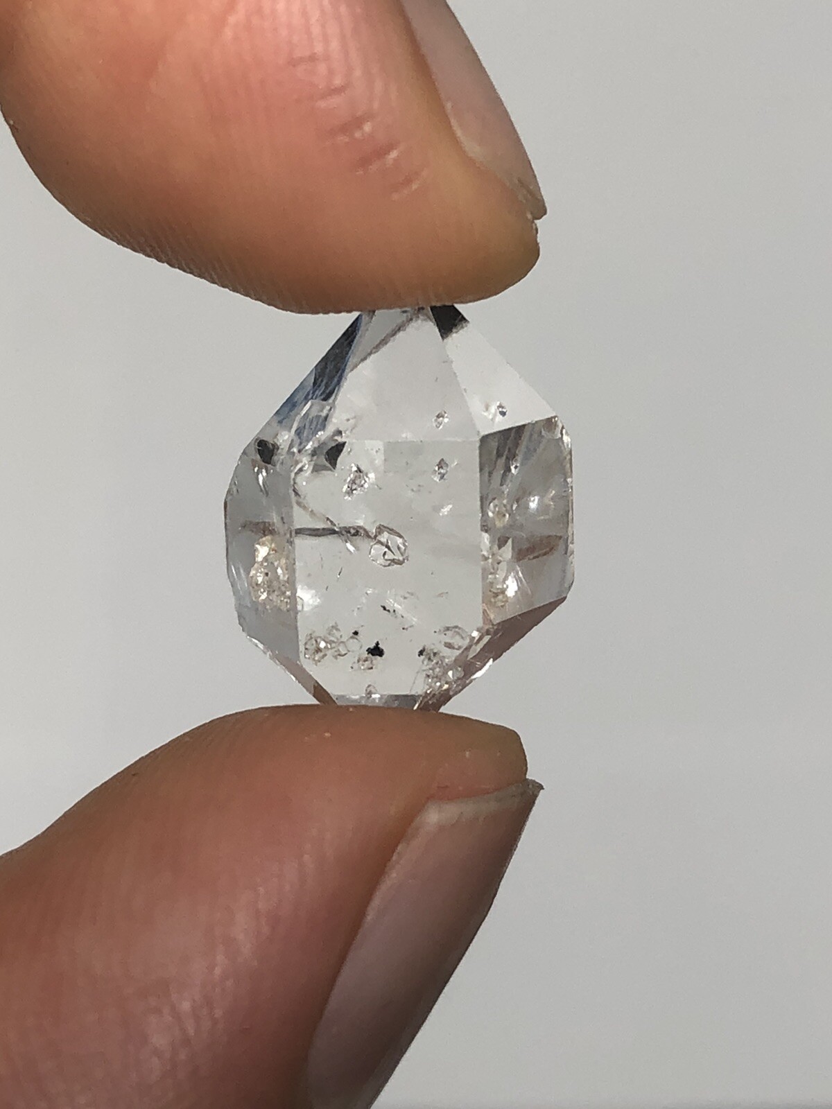 4 Piece Set Collection Herkimer Diamond Quartz 5.8g raw & Water Washed Only C1