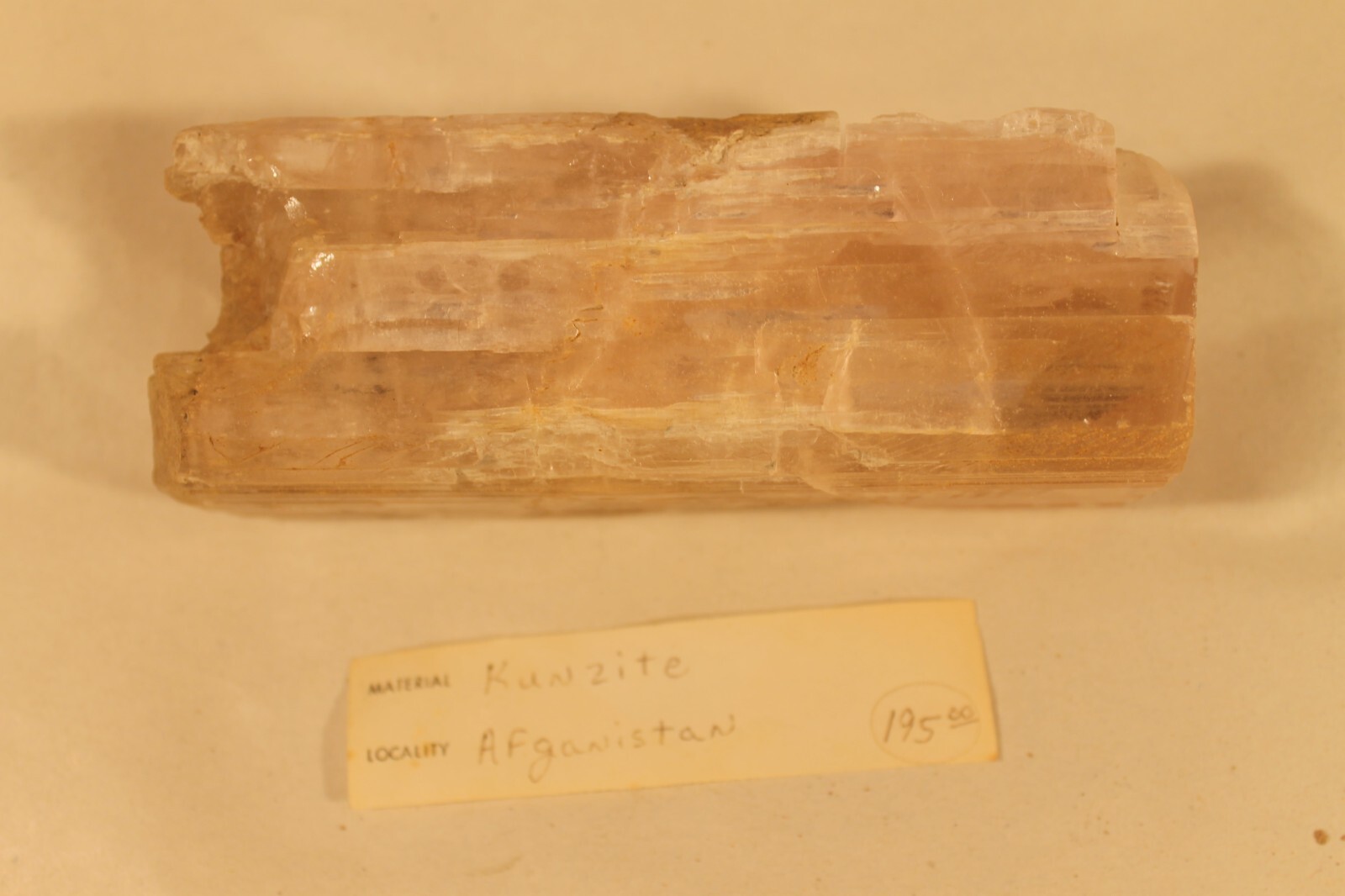 Kunzite Specimen – Afganistan 456 Grams