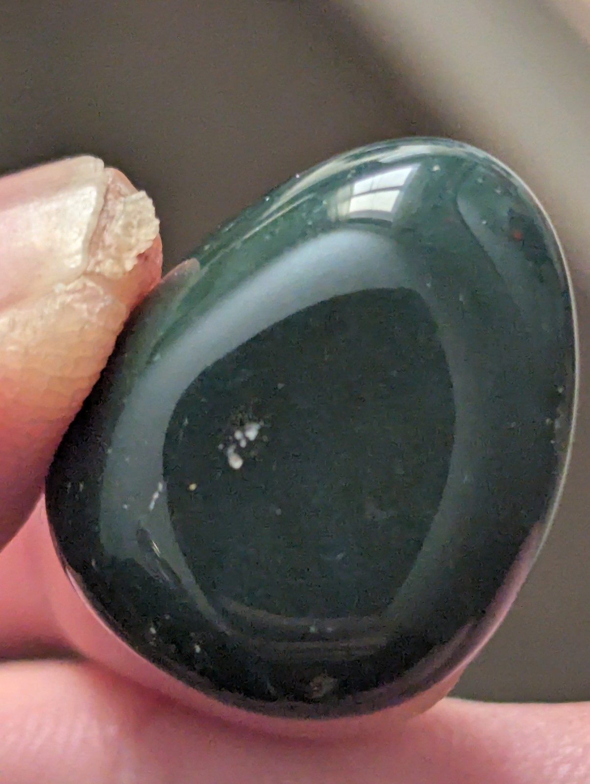 Small Dark Rounded Stone