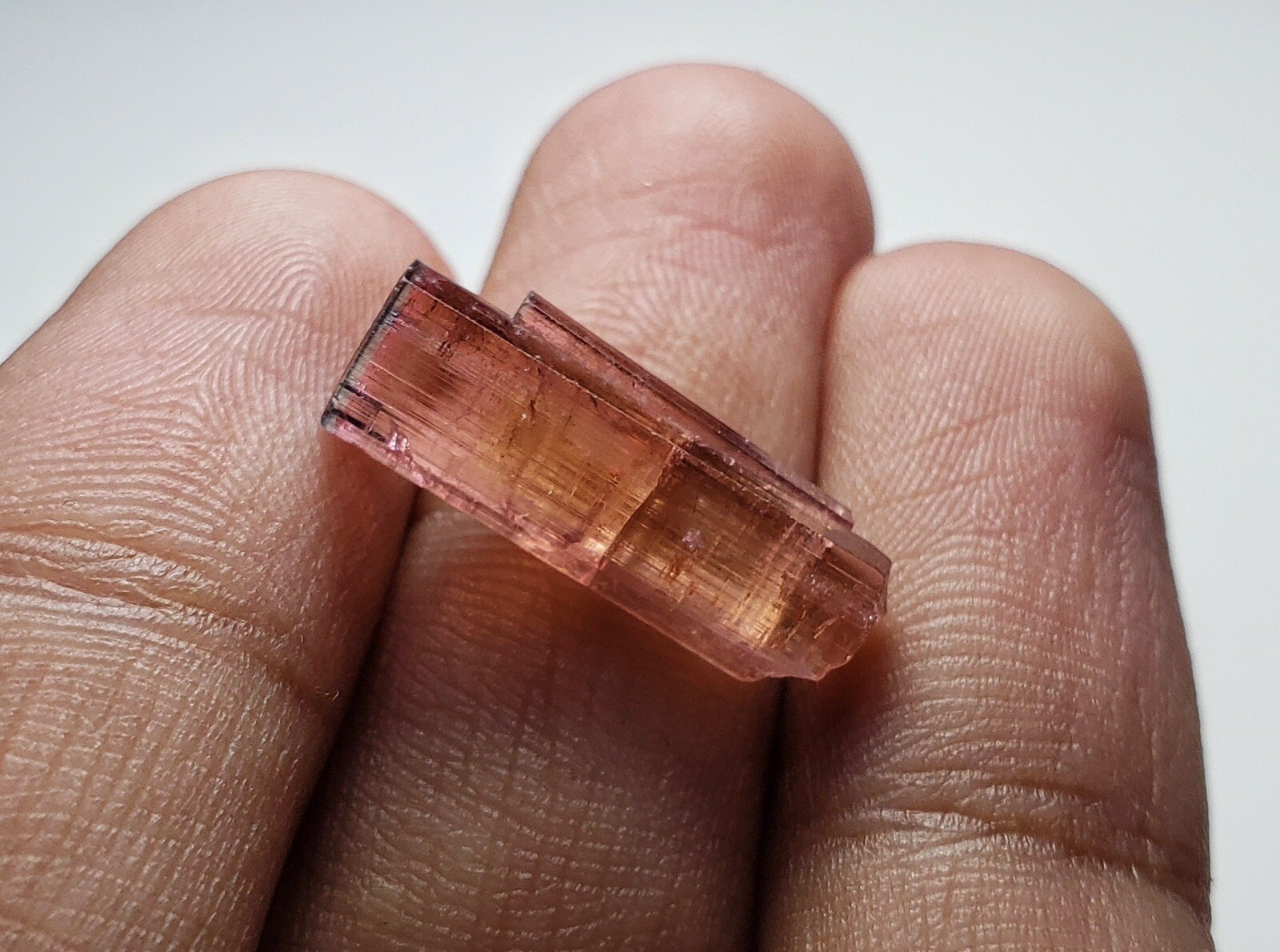 Top Quality Bi Colour Tourmaline Crystals From Afghanistan Mine 7.0 Carats