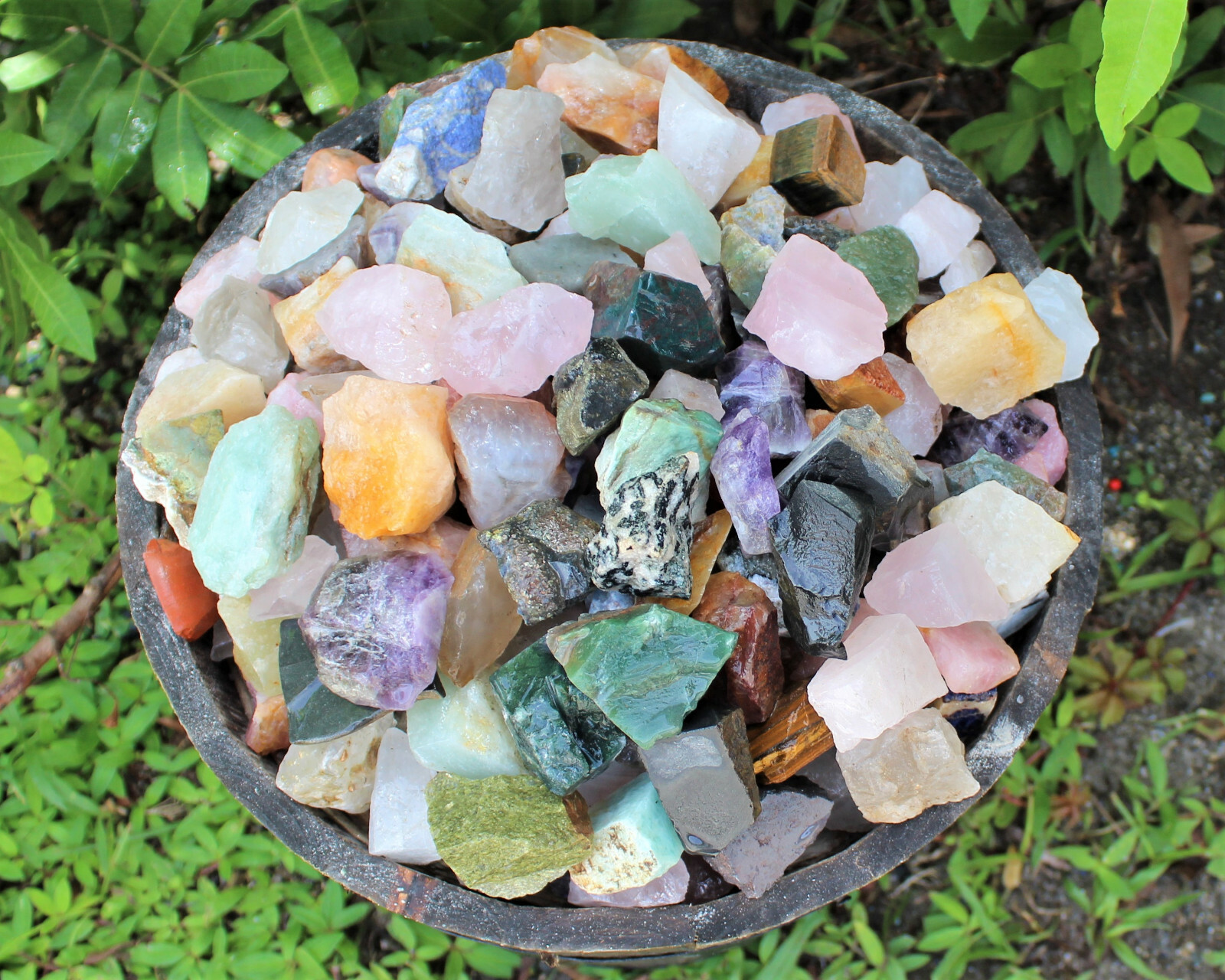 1000 Carat Bulk Mix Assorted Rough INDIA Mix Stones (Raw Natural Rocks)
