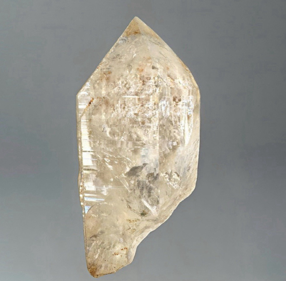“Old Soul Snow Window” Hashupi Himalayan Quartz Gold White Phantom Scene Crystal