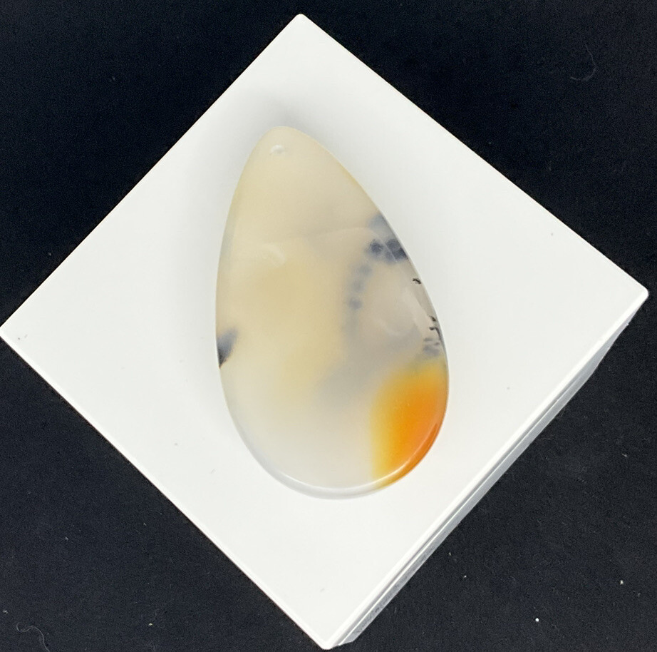 Teardrop Shape Natural Ocean Jasper Pendant-EARTH ART (50mm X 29mm/1.97” X 1.14”