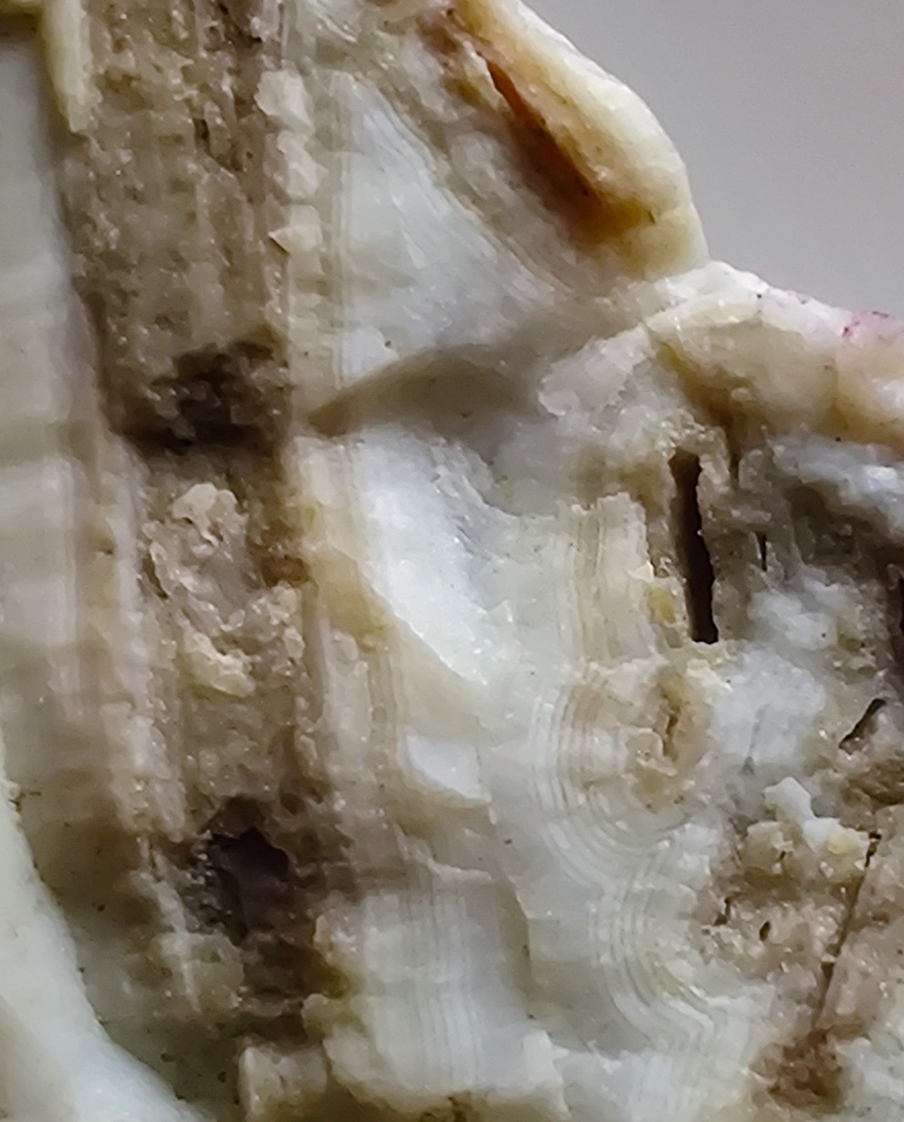 Anhydrite Quartz pseudo on matrix. Paterson, New Jersey. 209 grams.