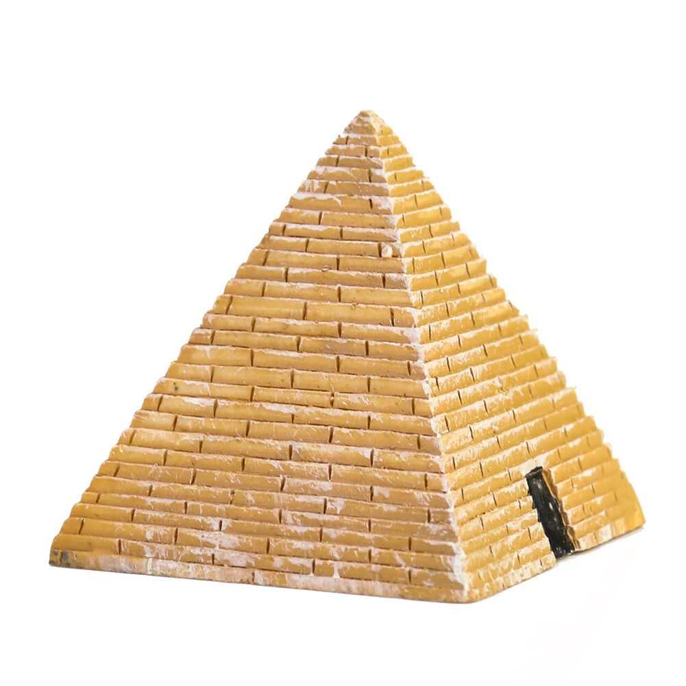 2.36″ Retro Ancient Egypt Pyramid Architecture Ornament Crafts Gift Model Decor