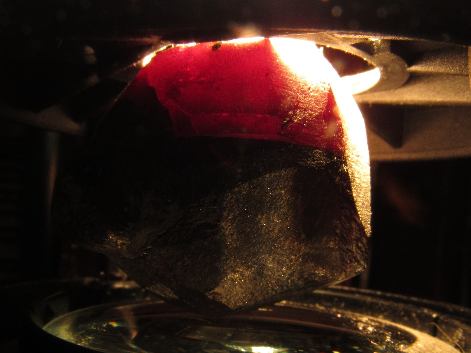 399ct gem quality translucent large natural terminated crystal Red Garnet