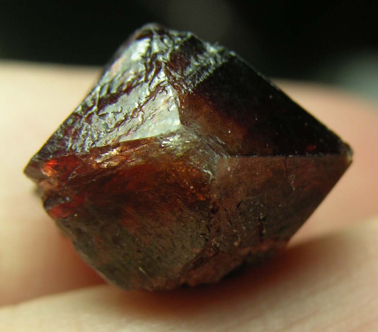 #37 Afghanistan 34.35ct Natural Octagonal Brownish Red Zircon Specimen 6.8g 19mm