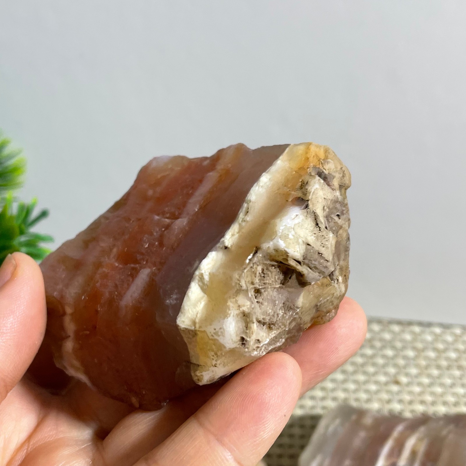 138g Raw Carnelian Stone Rough Red Gemstone Mineral Specimen